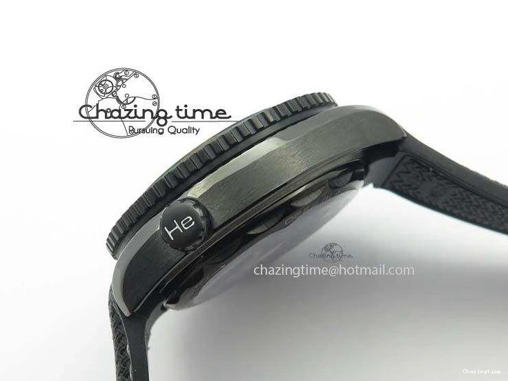 0407 Planet Ocean 45mm Real Ceramic BP-Maker Best Edition Black Dial On Nylon Rubber Strap A TopPick 8185